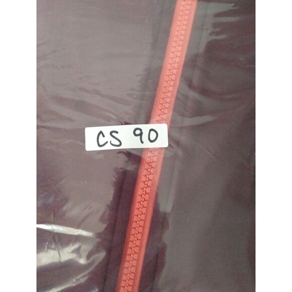 Maven Thread Full Zip Track Jacket Ponte Knit Size XXL Colorblock Burgundy Cream - Picture 16 of 16